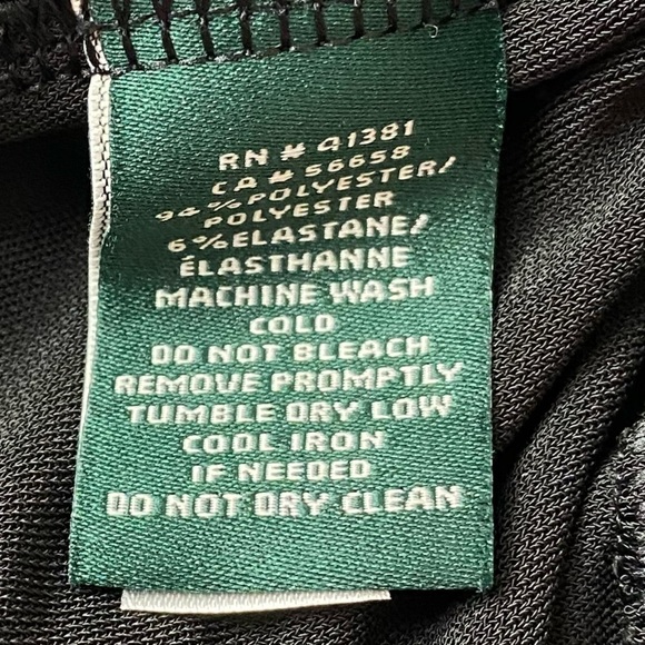 LAUREN RALPH LAUREN Drattea‎ Jumpsuit Black Keyhole Front SIZE S - Picture 8 of 12